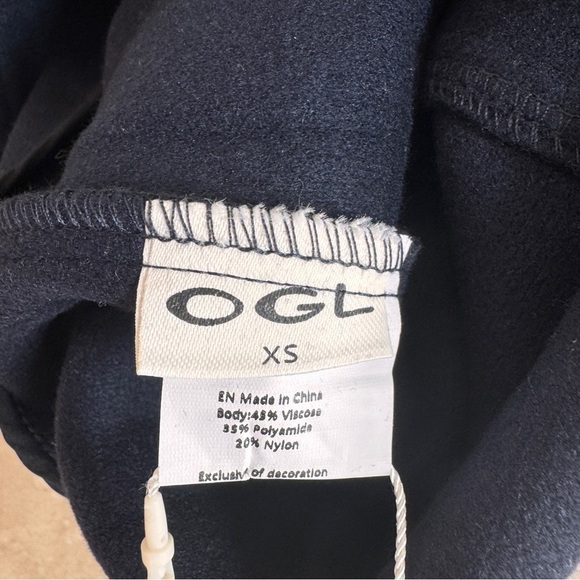 OGL Cashsoft Wool Like Flared Maxi Black Navy Womens Size XS - Picture 9 of 12